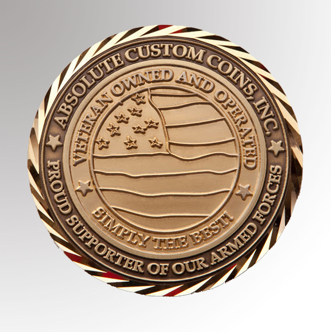 Pièces de monnaie antiques frappées sur mesure