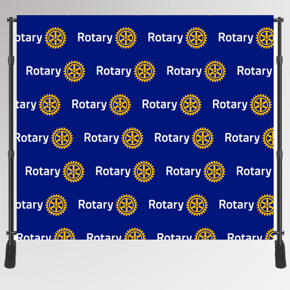 8' X 8' Rotary Step & Repeat Banner