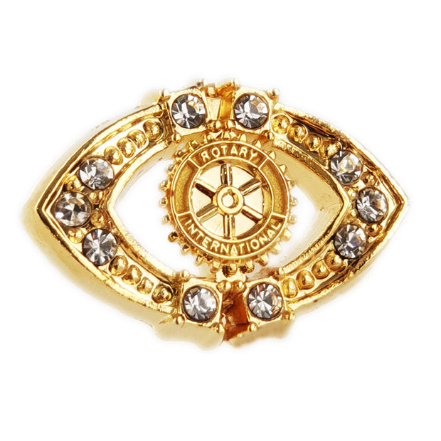 Fancy Stone Pin, Tej Brothers,  - Rotary International