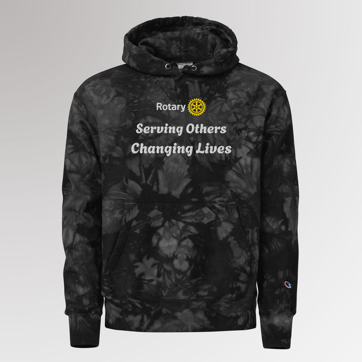 “Serving Others Changing Lives” Champion® Tie-Dye Unisex Hoodie