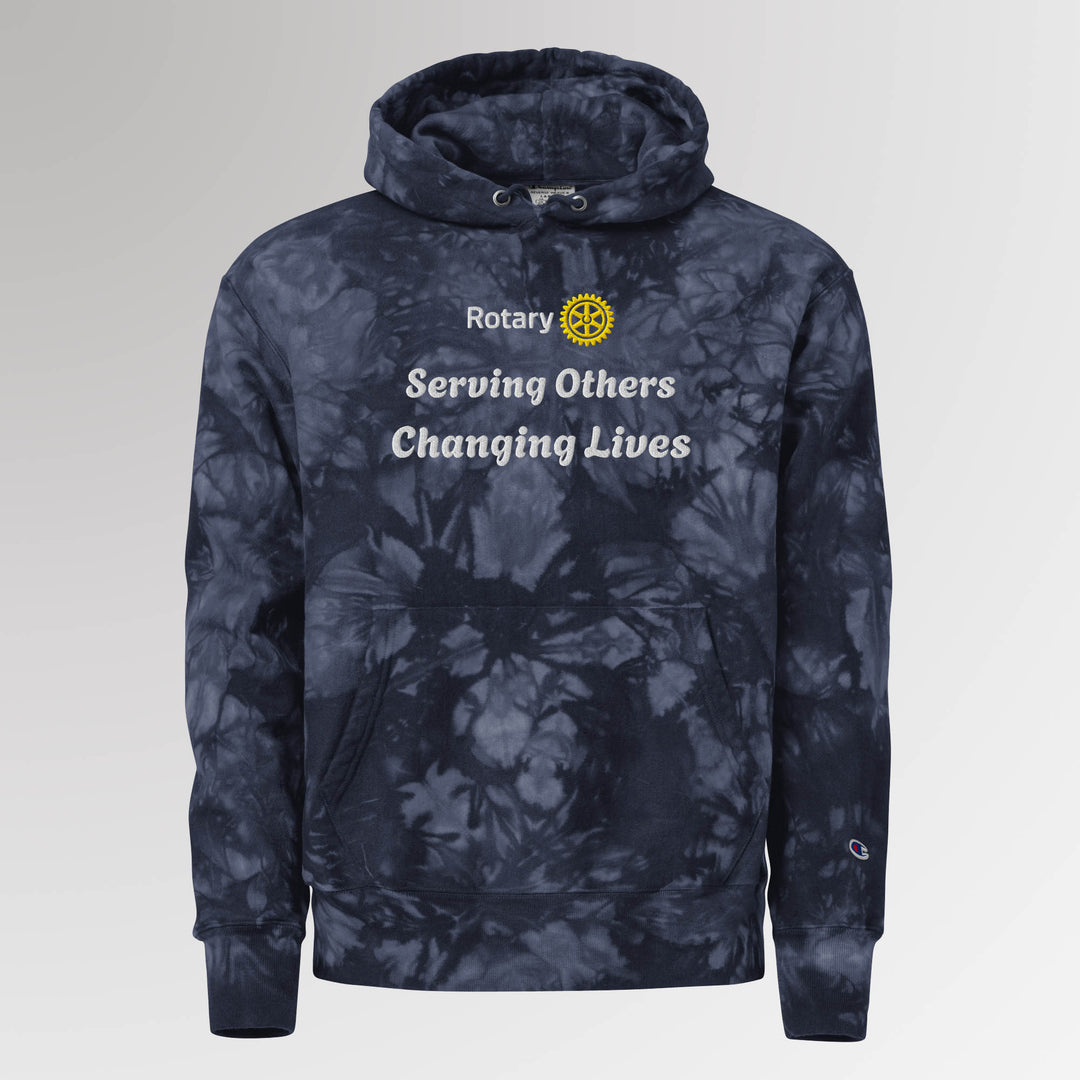 “Serving Others Changing Lives” Champion® Tie-Dye Unisex Hoodie