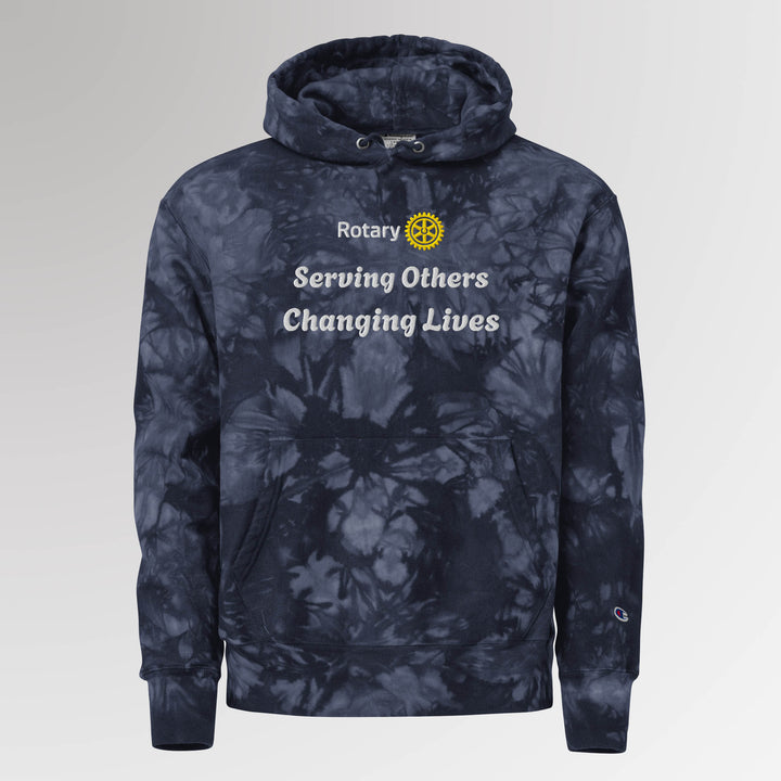 “Serving Others Changing Lives” Champion® Tie-Dye Unisex Hoodie
