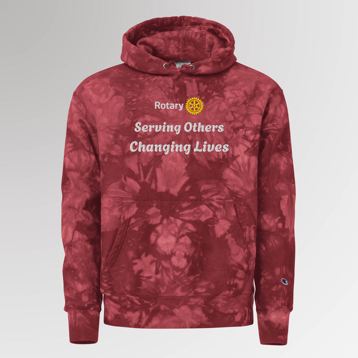 “Serving Others Changing Lives” Champion® Tie-Dye Unisex Hoodie