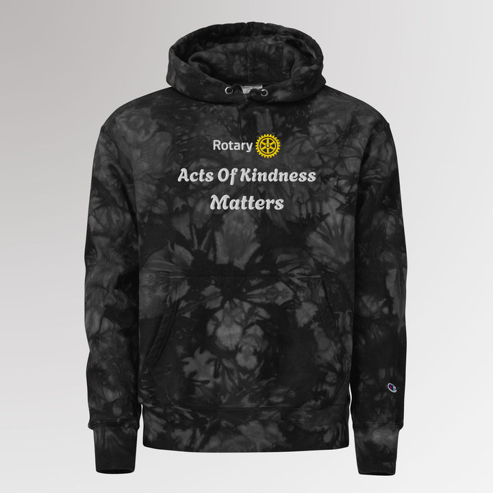“Acts of Kindness Matters” Champion® Tie-Dye Unisex Hoodie