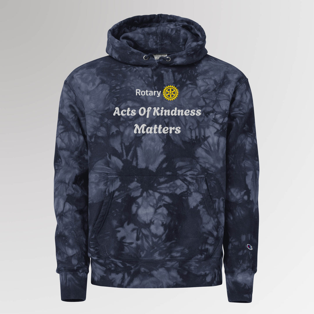 “Acts of Kindness Matters” Champion® Tie-Dye Unisex Hoodie