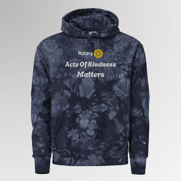 “Acts of Kindness Matters” Champion® Tie-Dye Unisex Hoodie