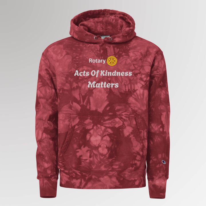 “Acts of Kindness Matters” Champion® Tie-Dye Unisex Hoodie