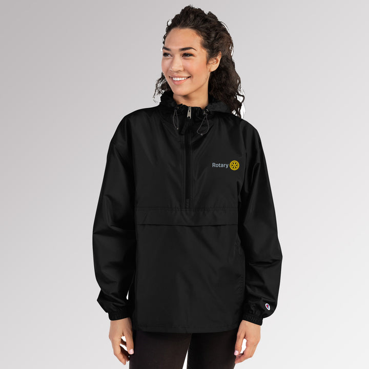 Unisex Black Champion Packable Jacket