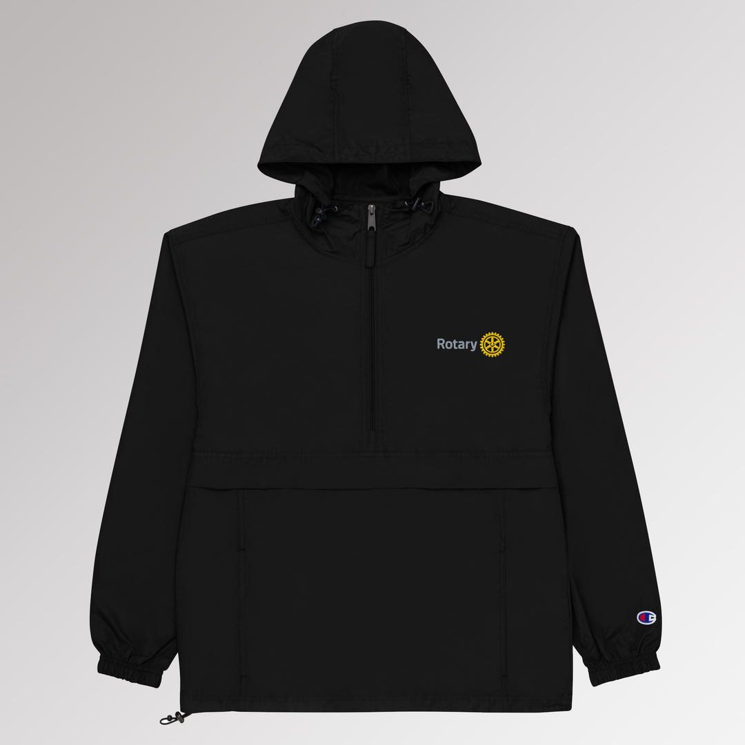 Unisex Black Champion Packable Jacket