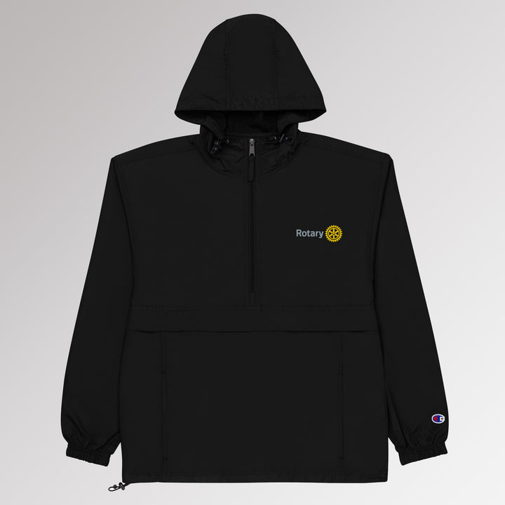 Unisex Black Champion Packable Jacket