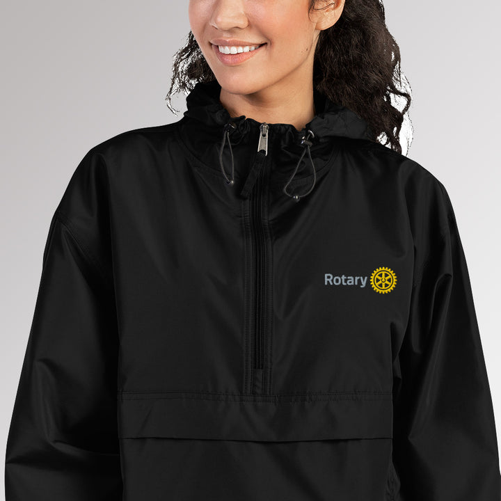 Unisex Black Champion Packable Jacket