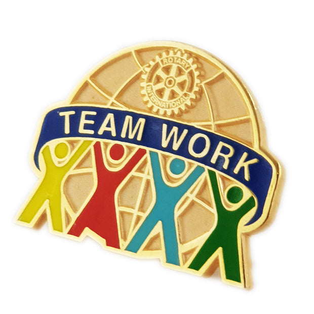 Team Work Pin, Tej Brothers, Rotary Pins - Rotary International