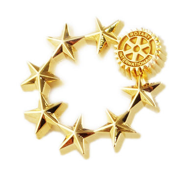 Super Star Rotarian Pin, Tej Brothers, lapel pin - Rotary International
