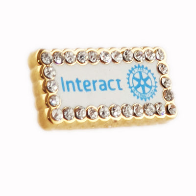 Fancy Interact Member Pin, Tej Brothers,  - Rotary International