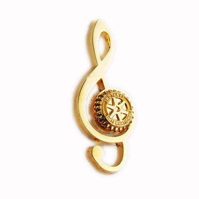 Musical Rotarian Pin, Tej Brothers,  - Rotary International