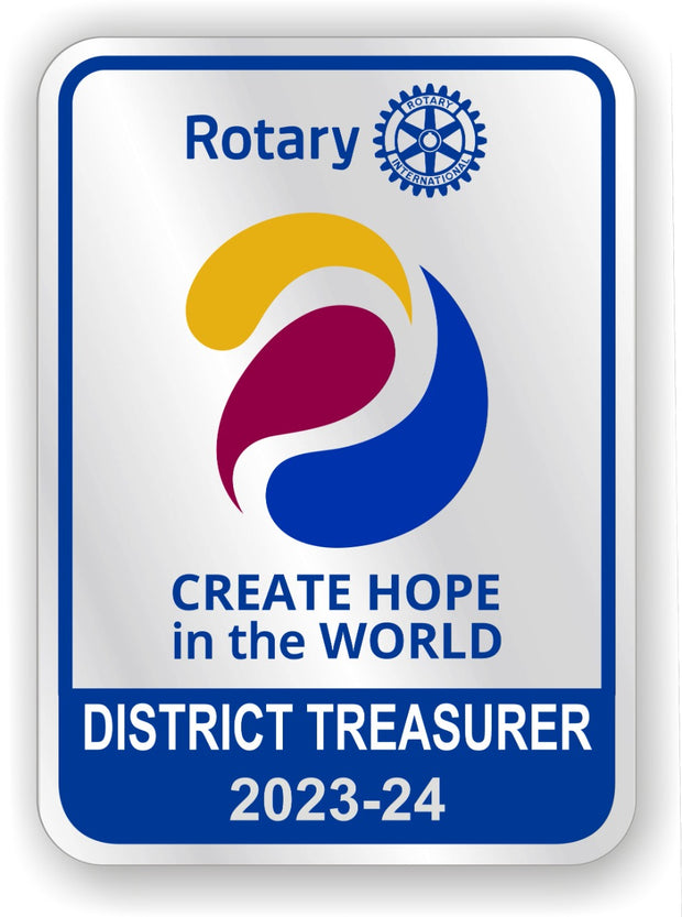 Magnetic Pocket Badge - District Treasurer