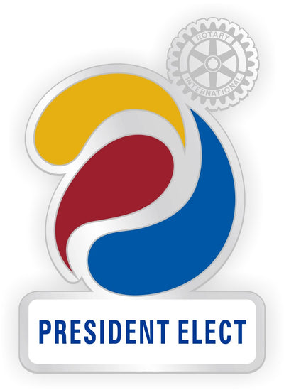 Theme 2023-2024 Officer Pin - President Elect