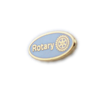 White Miniature Master Brand Pin (Also available with Magnet Attachment), Tej Brothers,  - Rotary International