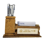 Wooden Pen Stand, Awards California, pen stand - Rotary International