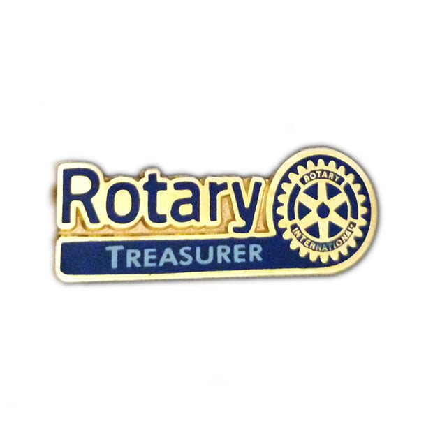 Officer Pin - Treasurer, Awards California,  - Rotary International