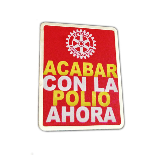 End Polio Pin (Spanish), Awards California,  - Rotary International