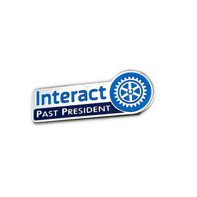 Interact Past President Pin, Tej Brothers, lapel pin - Rotary International