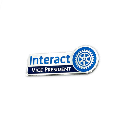 Interact Vice President Pin, Tej Brothers, lapel pin - Rotary International
