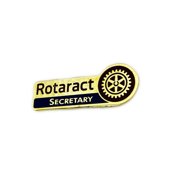 Rotaract Secretary Pin, Tej Brothers, lapel pin - Rotary International