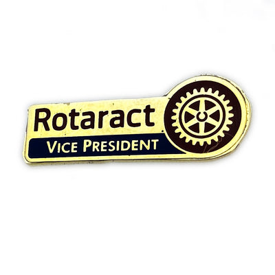 Rotaract Vice President Pin, Tej Brothers, lapel pin - Rotary International