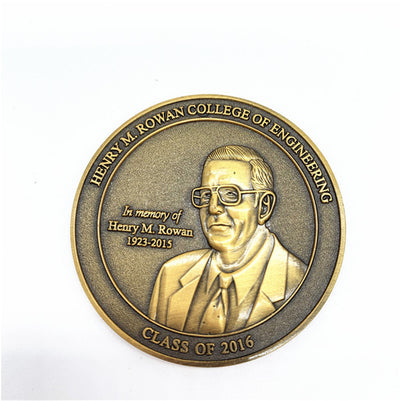 Custom Sandblast Polish Coins, Awards California, coin - Rotary International